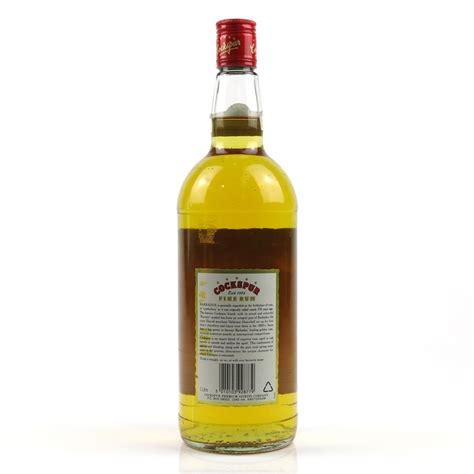 cockspur five star barbados rum 1 litre whisky auctioneer