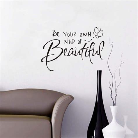 Be Your Own Kind Of Beautiful Wall Quote Decal Decor Sticker Vinyl Wall