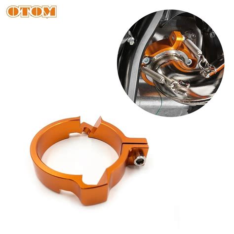 Otom Motorcycle Exhaust Enhancement Code Tip Muffler Pipe Clamp With