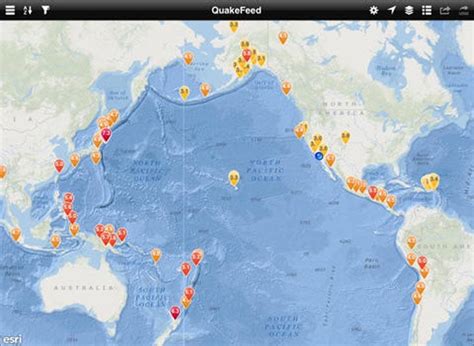 World map of major earthquakes will show major earthquakes, location of their epicenter and their magnitude. Earthquake news today on iPad map | Product Reviews Net