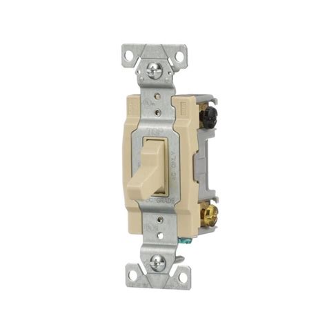 Eaton 20 Amp 4 Way Ivory Toggle Light Switch In The Light Switches
