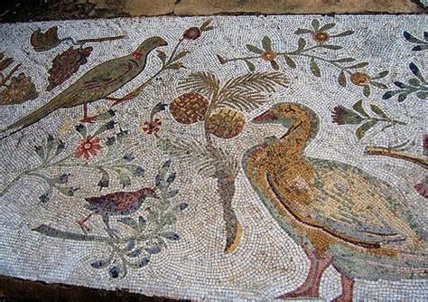 Mosaic With Birds Carthage Roman Villas