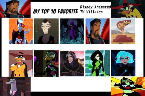 My Top 10 Favorite Disney Animated Tv Villains By Jackskellington416 On