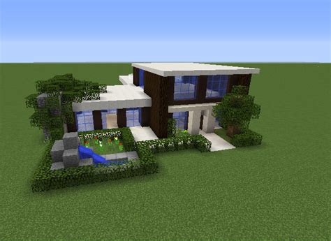 Minecraft modern house map 1.12.2/1.11.2 for minecraft is a building map created by stevo. Modern House 21 - GrabCraft - Your number one source for ...