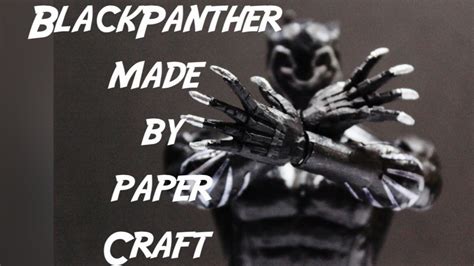 How To Make Black Panther Action Figure Out Of Paper Simplecraft