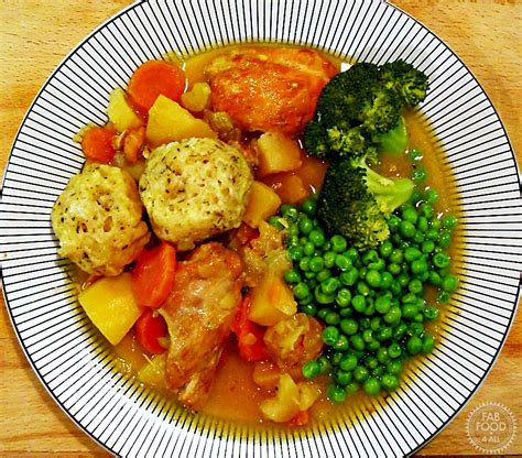 Chicken Casserole And Cheesy Herb Dumplings