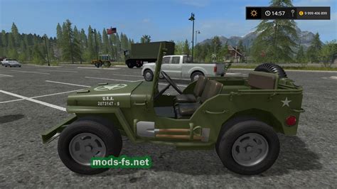 Мод на джип Jeep Willys для Farming Simulator 2017 Mods