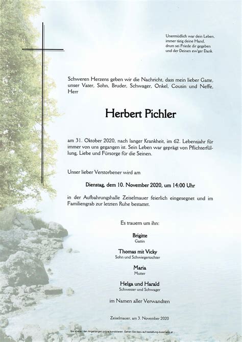 Implementierung eines finanzcontrollings an der technischen universität graz. Herbert Pichler - Bestattung Dussmann