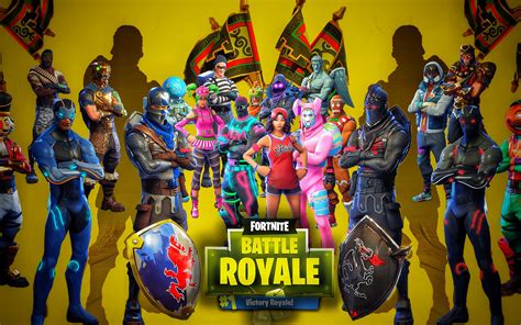 Download Wallpapers Fortnite Battle Royale Characters Cast 2018 Games
