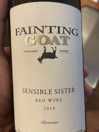 Fainting Goat Vineyards And Winery Sensible Sister Vivino Us