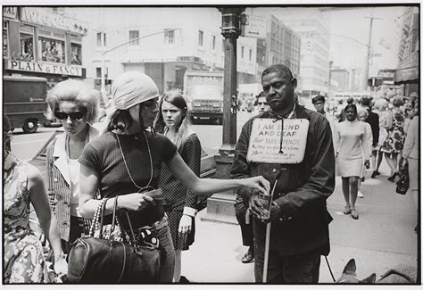 I Am Blind And Deaf 1963 Printed Before 1975 Garry Winogrand American