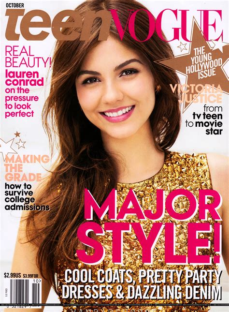 Victoria Justice In Teen Vogue Magazine October 2012 Issue Hawtcelebs