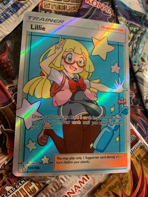 Orica Custom Trainer Full Art Card Lillie Etsy