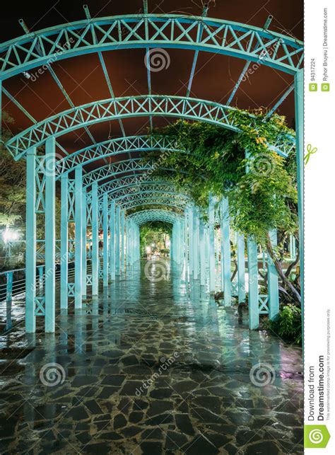 Borjomi Samtskhe Javakheti Georgia Arch Entrance To Pavilion Stock