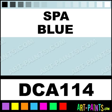Spa Blue Crafters Acrylic Paints - DCA114 - Spa Blue Paint ...