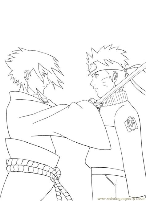 Naruto vs sasuke coloring pages. Coloring Pages Sasuke By Arya Aiedail (Cartoons > Sasuke ...