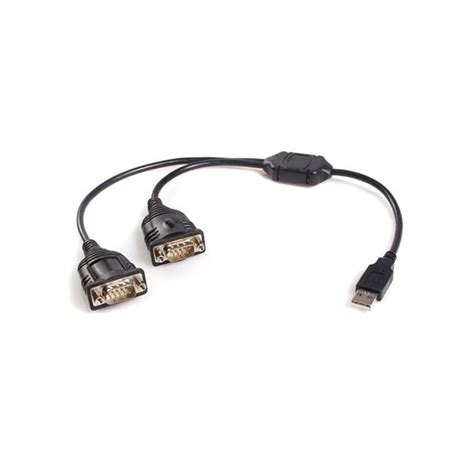 2 Port Usb To Rs232 Serial Adapter Cable Usb Serial Adapters