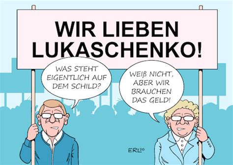 Der druck auf wien und außenminister alexander schallenberg (övp) muss groß gewesen sein. Pro Lukaschenko von Erl | Politik Cartoon | TOONPOOL