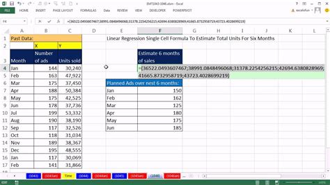 The p option causes proc reg to display the observation number, the id value (if an id statement is used), the actual value, the predicted value, and the residual. Excel Magic Trick 1046: Linear Regression Estimate & Add ...
