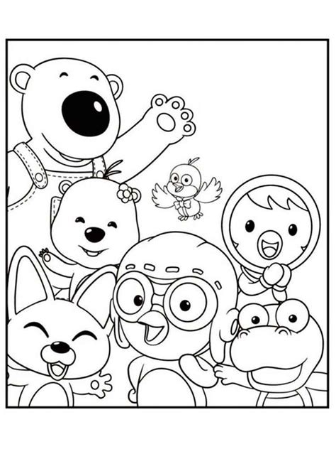 See more ideas about cartoon, penguin cartoon, dinosaur images. Pororo the Little Penguin coloring pages. Free Printable ...