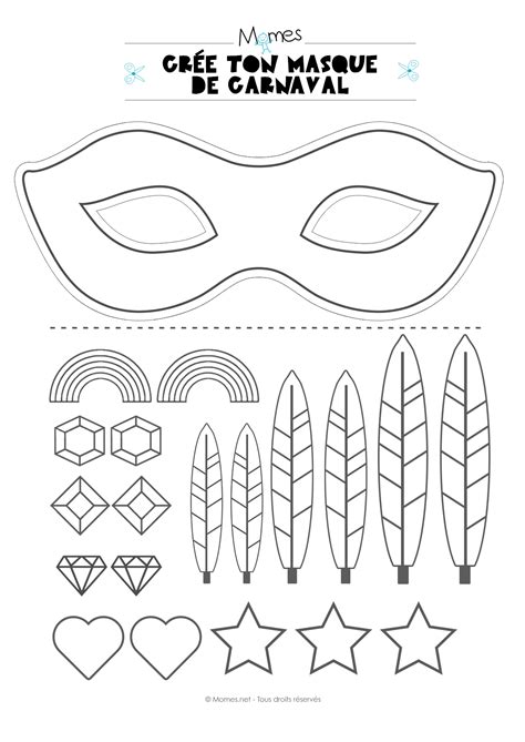 Kit Pour Faire Un Masque De Carnaval