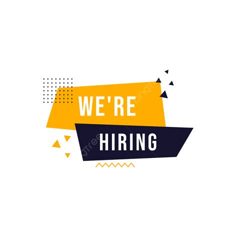 We Are Hiring White Transparent We Are Hiring Hiring Banner We Are