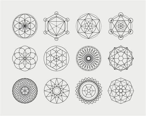 Sacred Geometric Vector Shapes