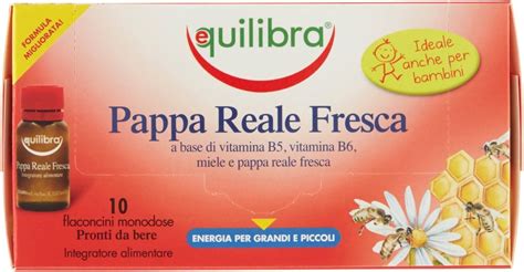 Equilibra Pappa Reale Fresca 10 Flaconcini 150ml Amazonit Salute E