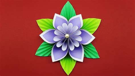 How To Make Paper Flower Easy Diy Flowers Making Tutorial Paper