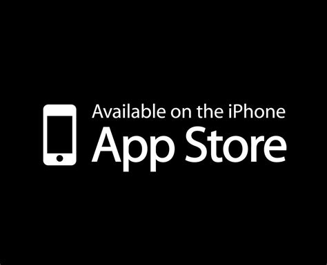 App Store Logo Icon Symbol White Design Vector Illustration With Black