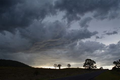 Wallpaper Road Clouds Australia Nsw Thunderstorm Storms