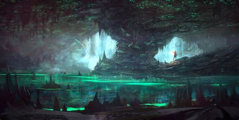 Bio Cave By Josheiten On Deviantart Fantasy Art Landscapes Fantasy