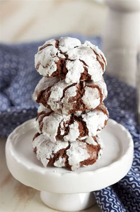 Easy To Make And The Very Best Chocolate Crinkle Cookies Recipe Ever