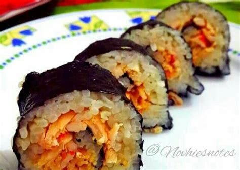 resep sushi ayam sambal matah oleh novhiesnotes cookpad