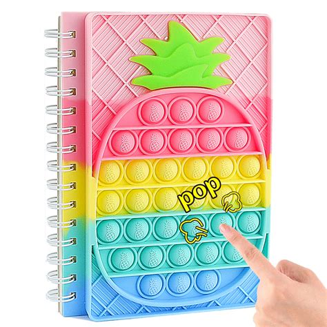Buy Zimfanqi Pop On It Notebook Fidget Toys Big Pop Its Simple Dimple