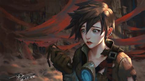 Tracer Overwatch Best Art Hd Games 4k Wallpapers Images