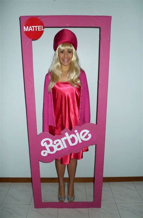 Mottowoche Kindheitshelden Kostüm Ideen Mädchen Barbie Barbie Box Costume Barbie Party Mattel