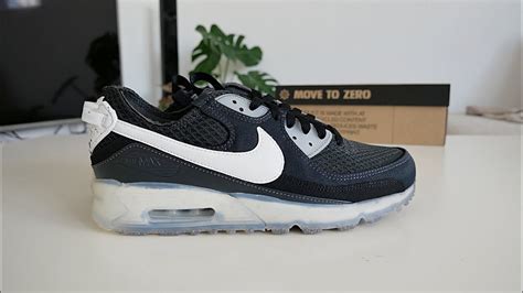 Unboxingreviewing Nike Air Max Terrascape 90 Shoes Black On Feet 4k Youtube