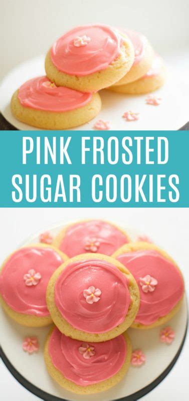 Soft And Fluffy Pink Frosted Sugar Cookies Make And Takes