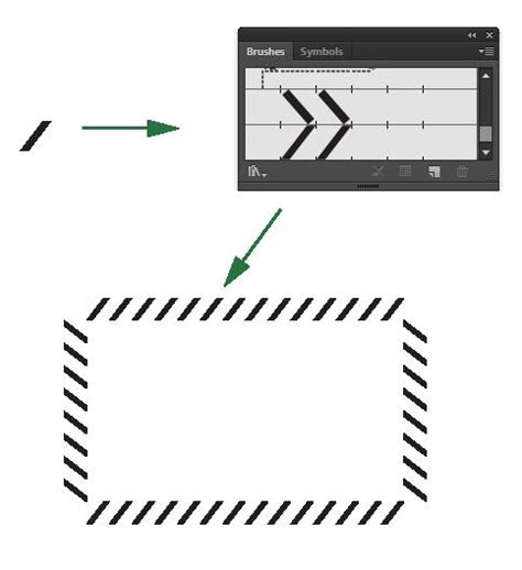 Photoshopillustrator Angled Dashed Line Example Included Graphic