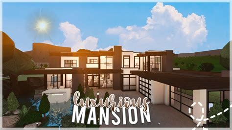 Bloxburg Luxurious Modern Dream Mansion House Build Youtube