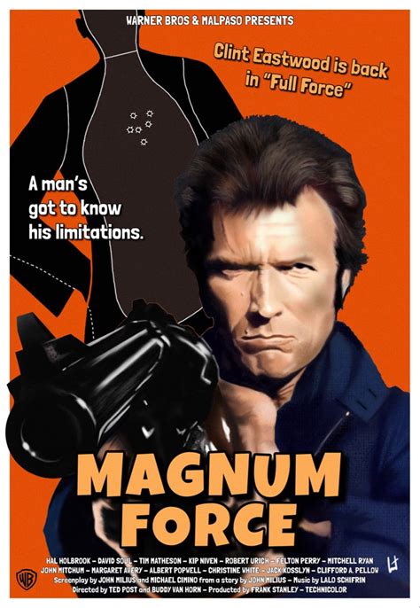 Magnum Force Alternative Movie Poster Digital Painting By Laurent Carbonelle Alternative