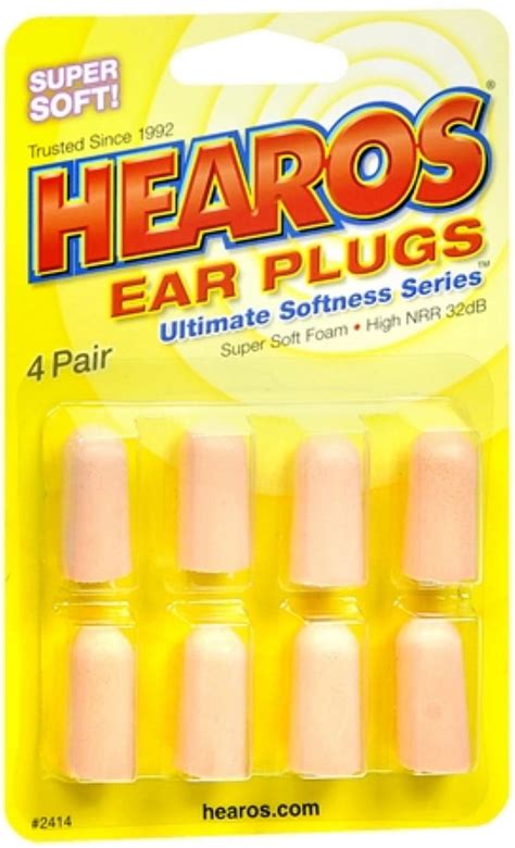 dap world hearos ultimate softness series ear plugs 4 ea