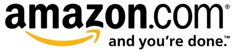 Image Amazon Logo Black On White Backgroun And Youre Done Slogan