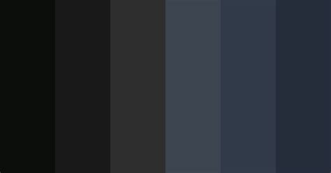 Dark Matte Color Scheme Black