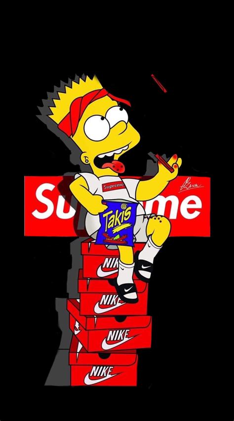 Bart Simpson Nike Wallpapers Top Free Bart Simpson Nike Backgrounds