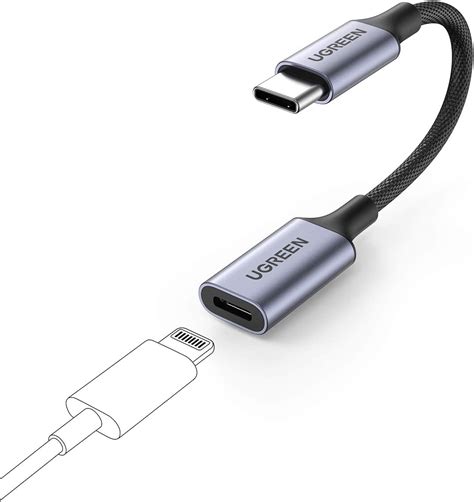 Ugreen Usb C To Lightning Adapter Cable Usb Type C Male To Lightning
