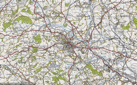 Historic Ordnance Survey Map Of Barnsley 1947
