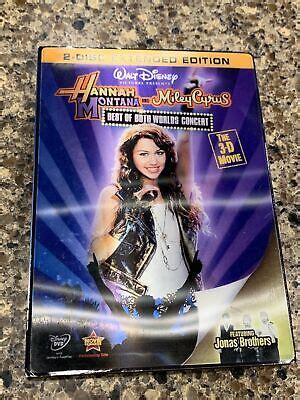 Hannah Montana Miley Cyrus Best Of Both Worlds Concert DVD 2008 2
