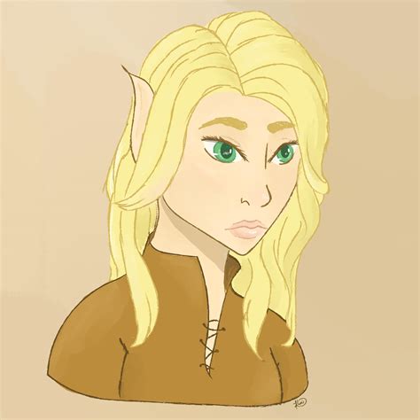 Your Classic Blonde Half Elf Ranger A Character Very Dear To My Heart